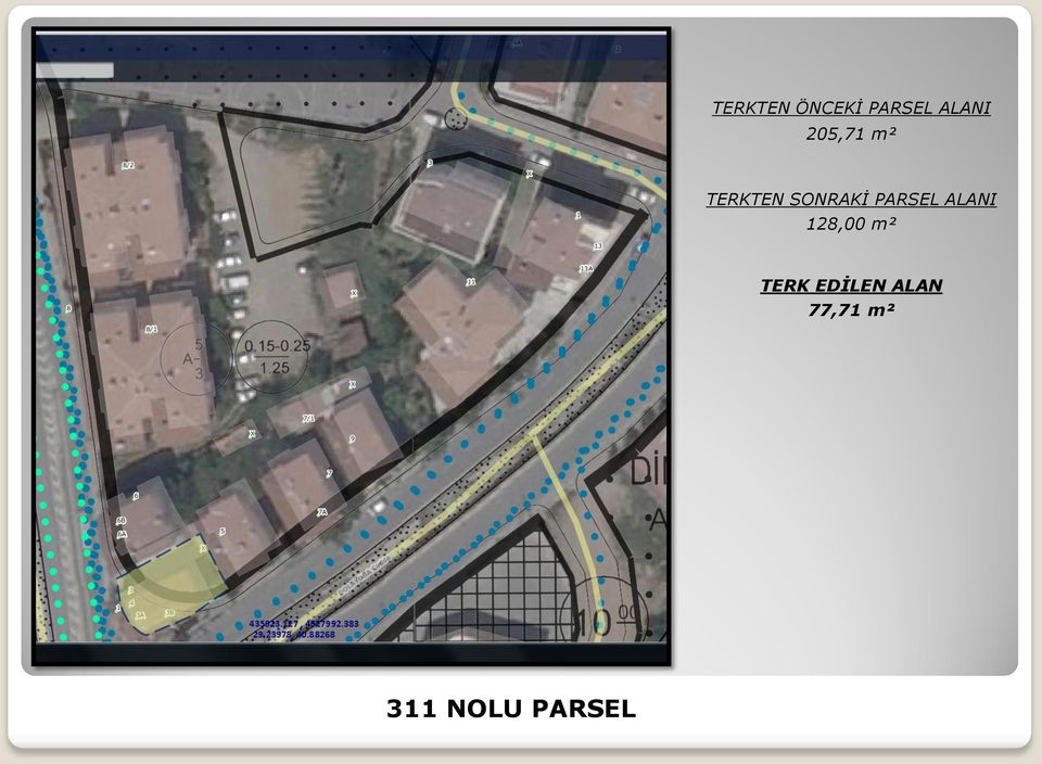 PARSEL ALANI 128,00 m² TERK