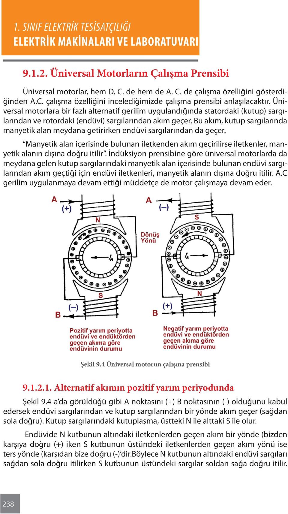 Bu akım, kutup sargılarında manyetik alan meydana getirirken endüvi sargılarından da geçer.