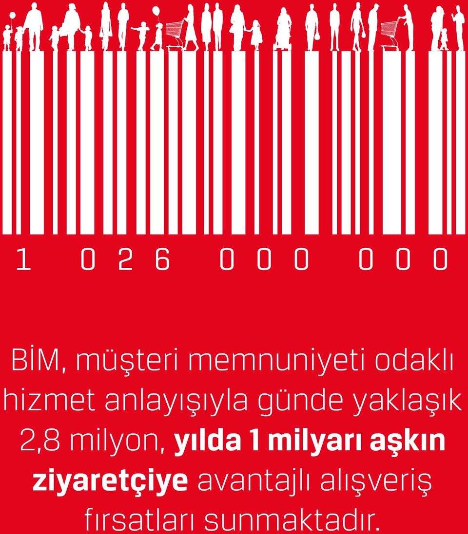 yaklaşık 2,8 milyon, yılda 1 milyarı aşkın