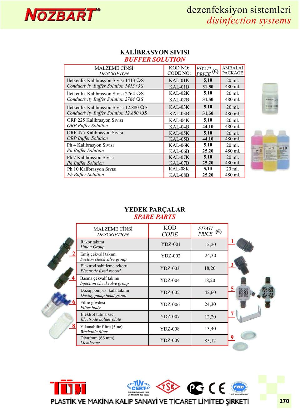 880 ms ORP 225 Kalibrasyon Sıvısı ORP Buffer Solution ORP 475 Kalibrasyon Sıvısı ORP Buffer Solution Ph 4 Kalibrasyon Sıvısı Ph Buffer Solution Ph 7 Kalibrasyon Sıvısı Ph Buffer Solution Ph 10