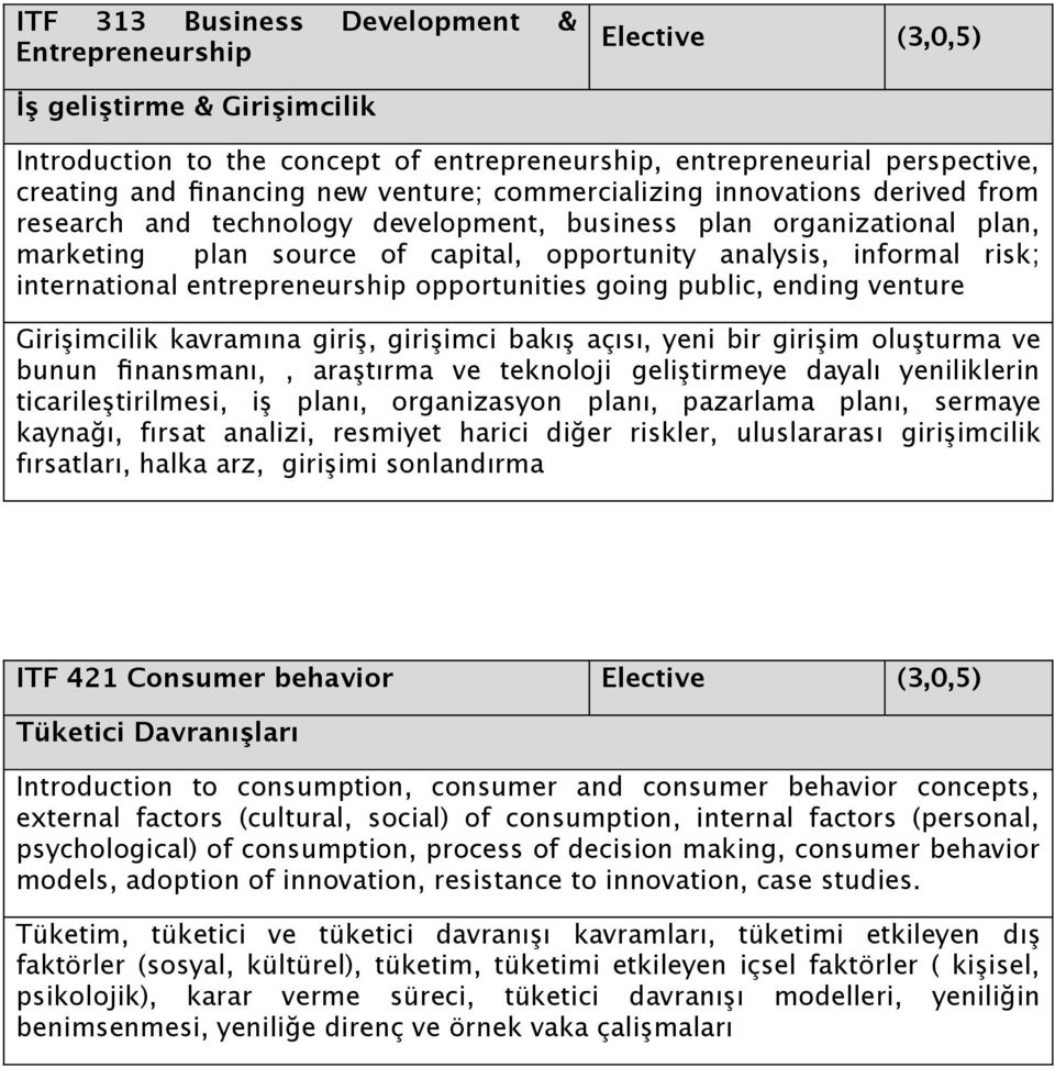 international entrepreneurship opportunities going public, ending venture Girişimcilik kavramına giriş, girişimci bakış açısı, yeni bir girişim oluşturma ve bunun fnansmanı,, araştırma ve teknoloji