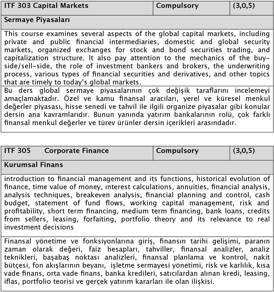 It also pay attention to the mechanics of the buyside/sell-side, the role of investment bankers and brokers, the underwriting process, various types of fnancial securities and derivatives, and other