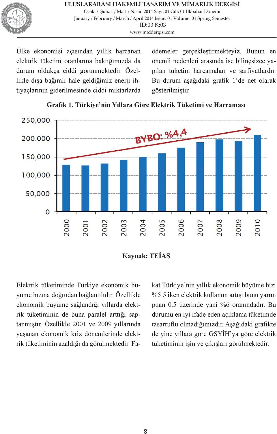 Bunun en önemli nedenleri arasında ise bilinçsizce yapılan tüketim harcamaları ve sarfiyatlardır. Bu durum aşağıdaki grafik 1 de net olarak gösterilmiştir. Grafik 1.