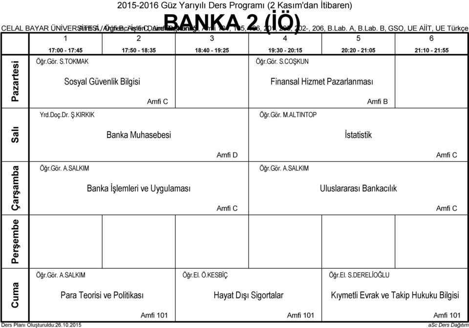 TOKMAK Sosyal Güvenlik Bilgisi Finansal Hizmet Pazarlanması Yrd.Doç.Dr. Ş.KIRKIK Öğr.Gör. M.