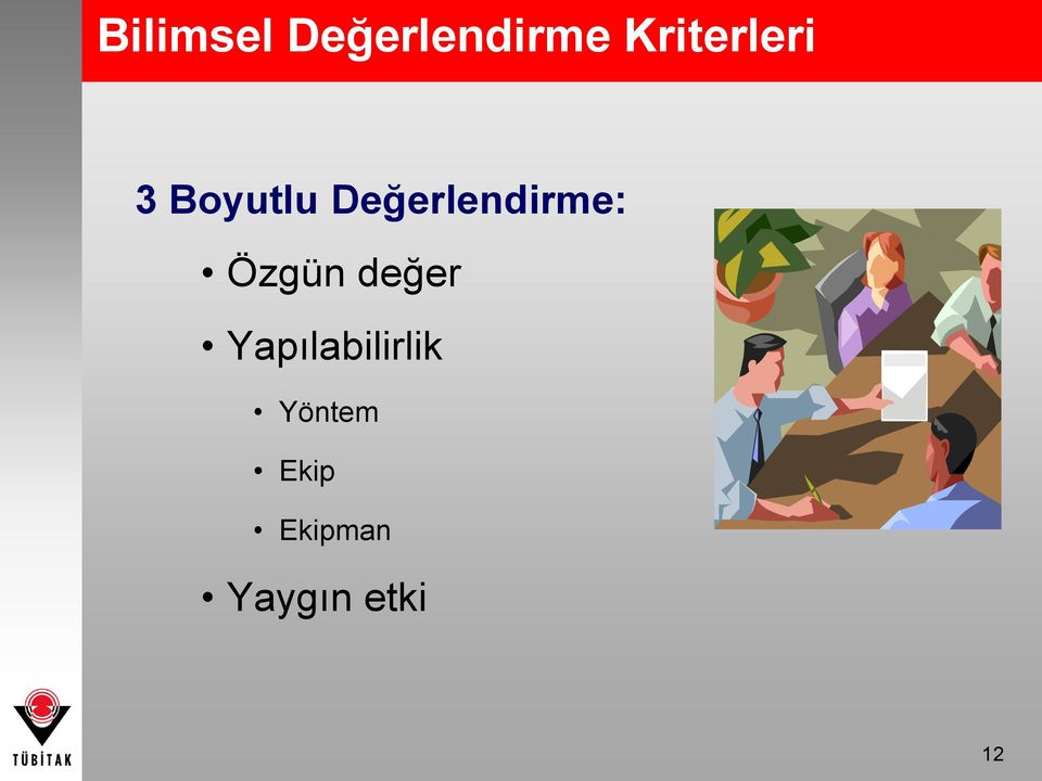 Değerlendirme: Özgün değer