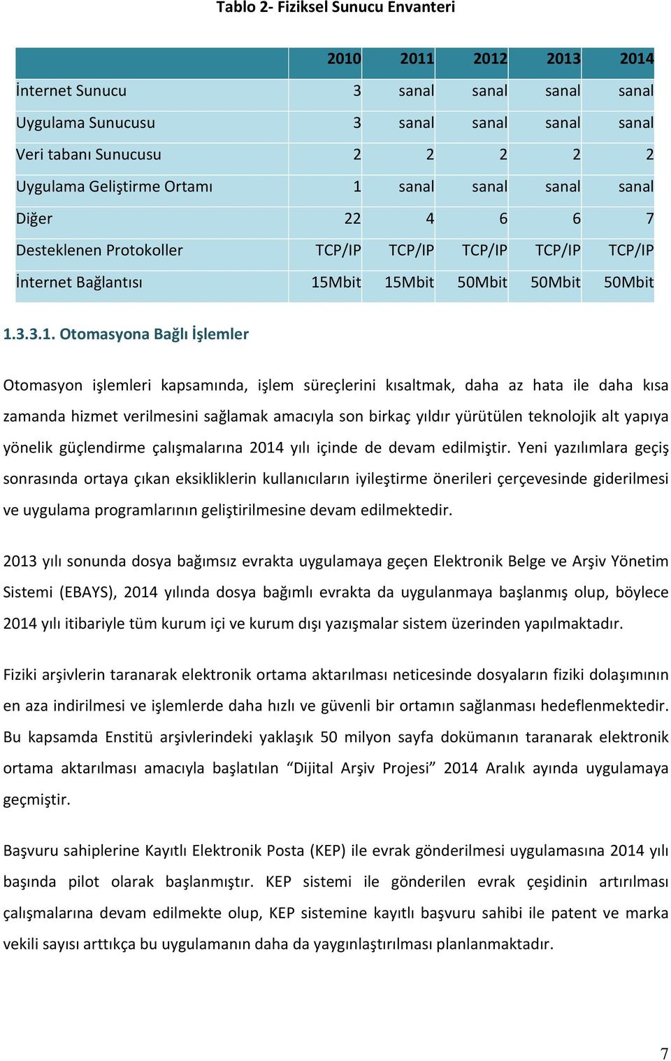 sanal sanal sanal sanal Diğer 22 4 6 6 7 Desteklenen Protokoller TCP/IP TCP/IP TCP/IP TCP/IP TCP/IP İnternet Bağlantısı 15