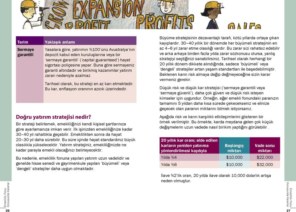 Bu kar, enflasyon oranının azıcık üzerindedir. Doğru yatırım stratejisi nedir? Bir strateji belirlemek, emekliliğinizi kendi kişisel şartlarınıza göre ayarlamanıza imkan verir.