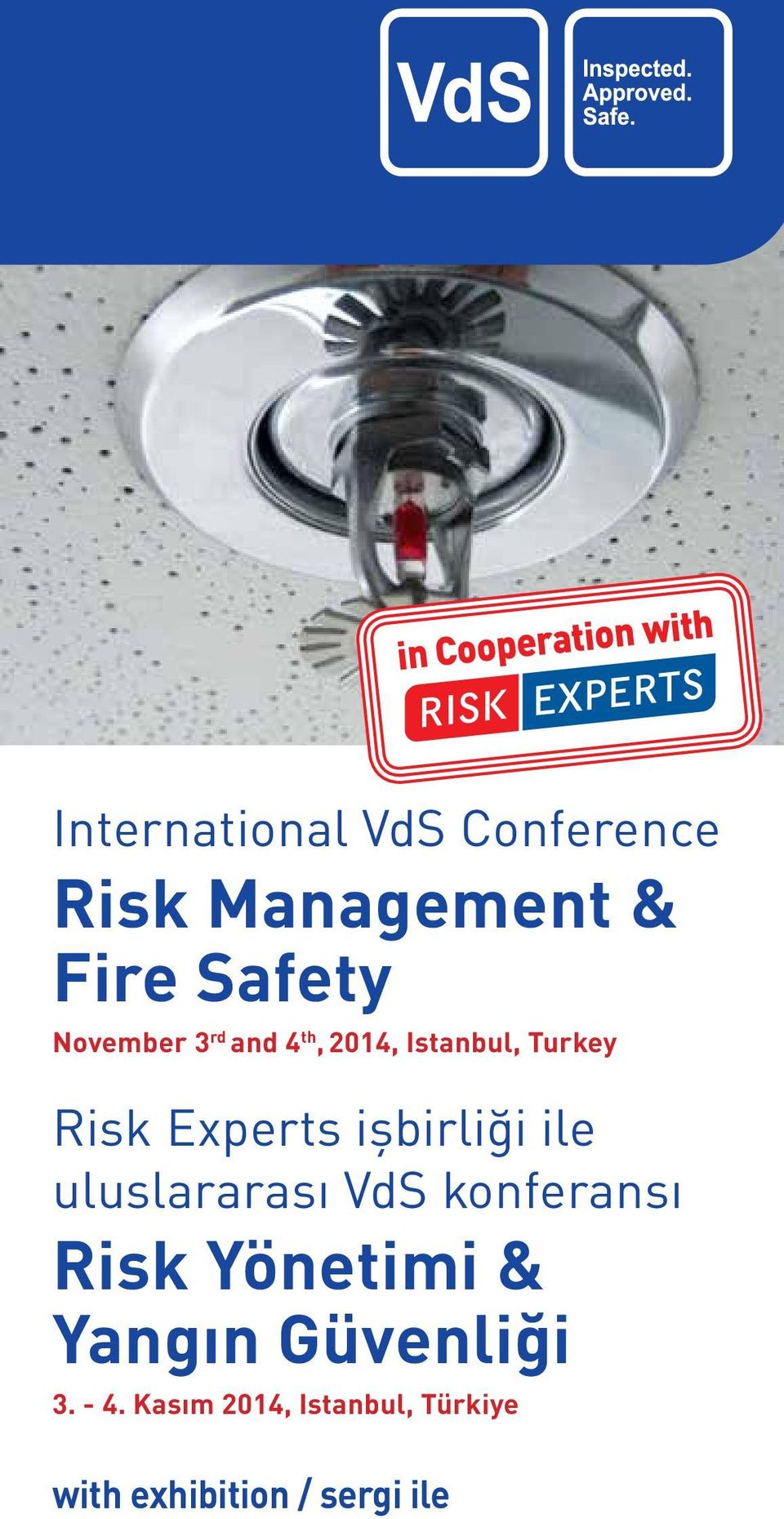 Experts işbirliği ile uluslararası VdS konferansı Risk Yönetimi &