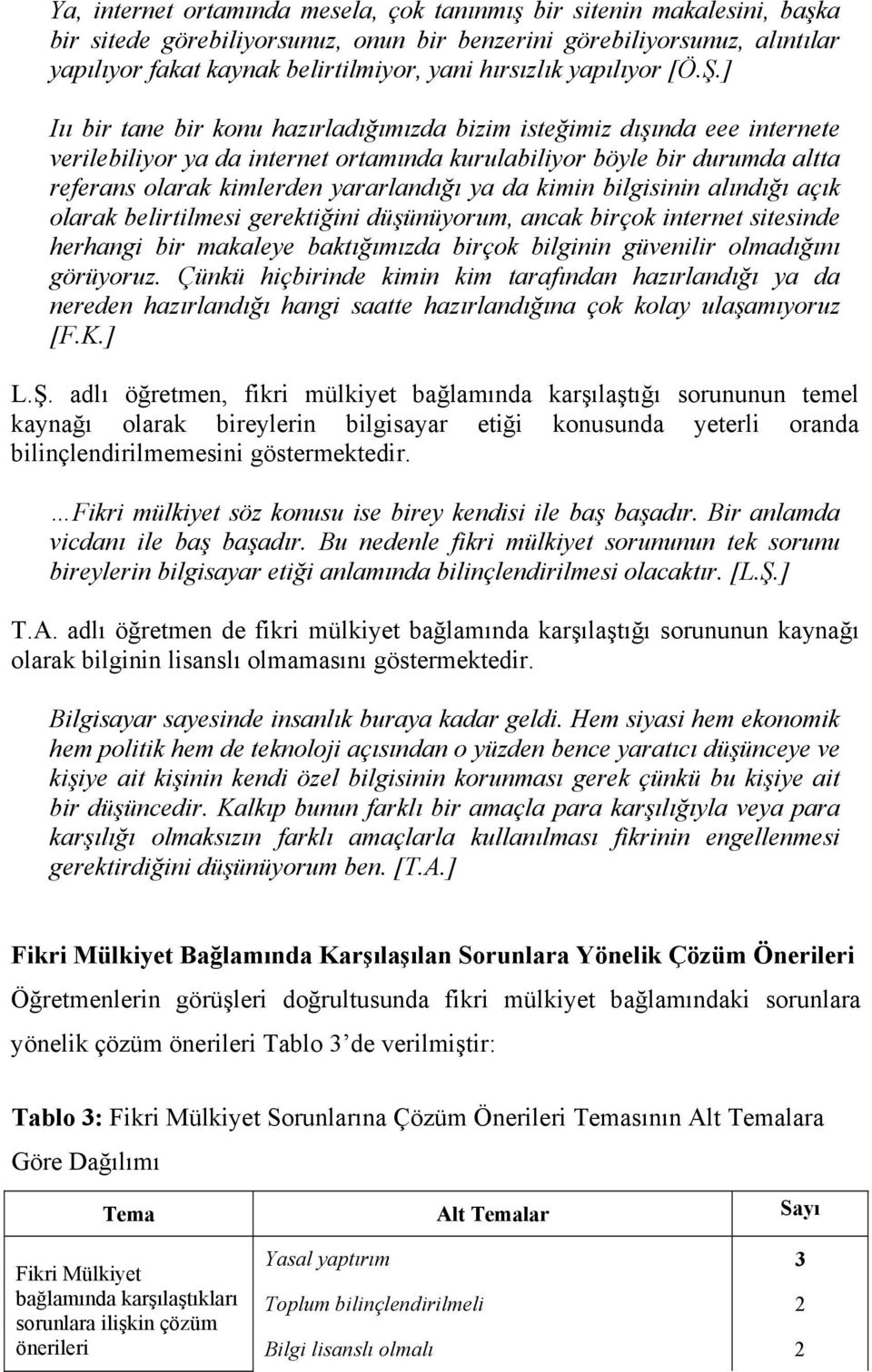 ] Iıı bir tane bir konu hazırladığımızda bizim isteğimiz dışında eee internete verilebiliyor ya da internet ortamında kurulabiliyor böyle bir durumda altta referans olarak kimlerden yararlandığı ya