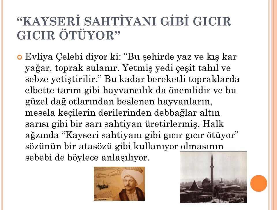 Bu kadar bereketli topraklarda elbette tarım gibi hayvancılık da önemlidir ve bu güzel dağ otlarından beslenen hayvanların,