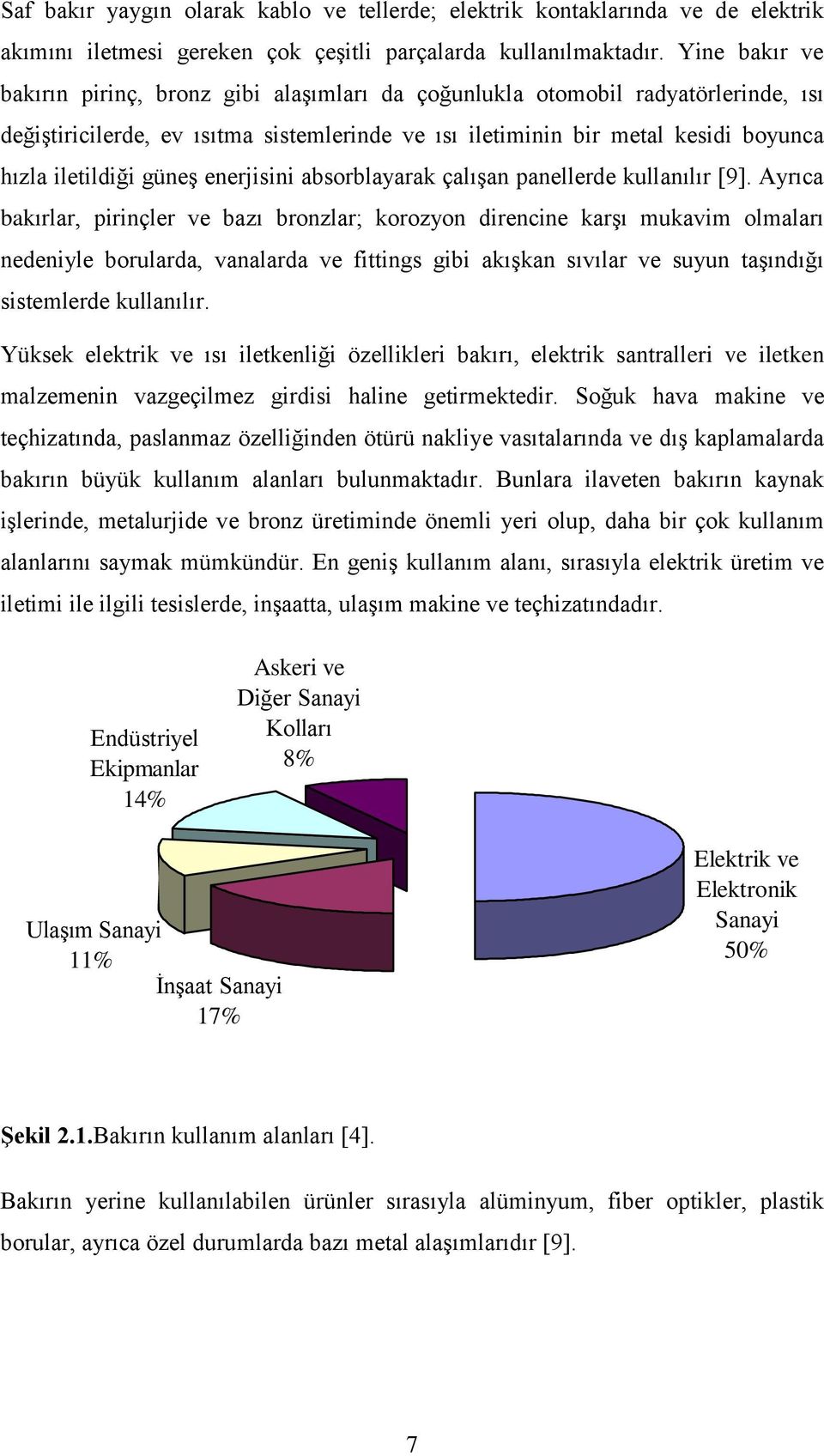 güneģ enerjisini absorblayarak çalıģan panellerde kullanılır [9].