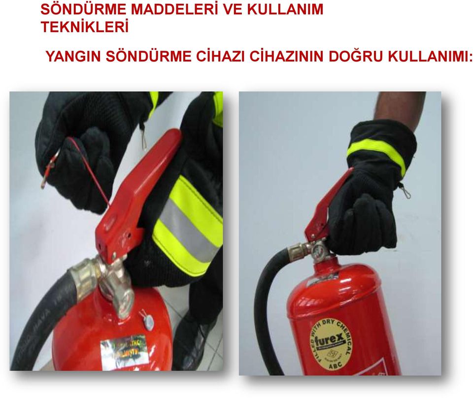 YANGIN SÖNDÜRME CİHAZI