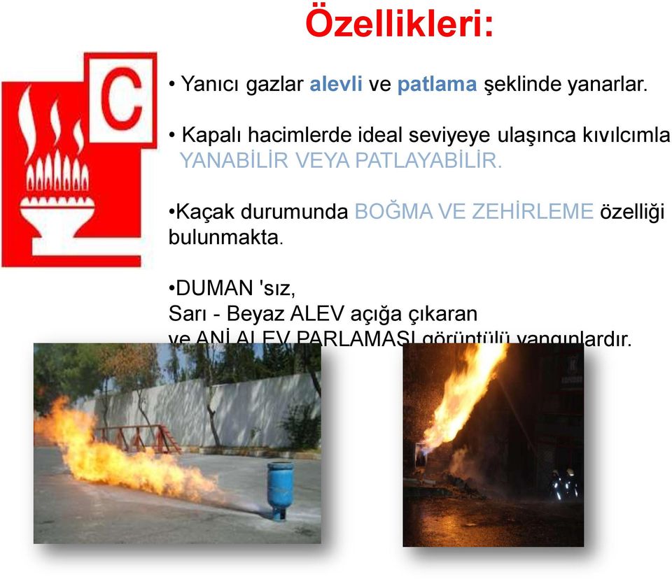 PATLAYABİLİR. Kaçak durumunda BOĞMA VE ZEHİRLEME özelliği bulunmakta.