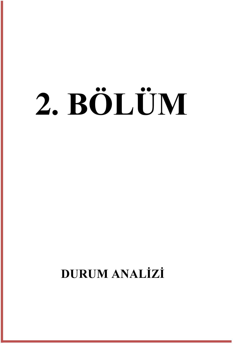 ANALİZİ