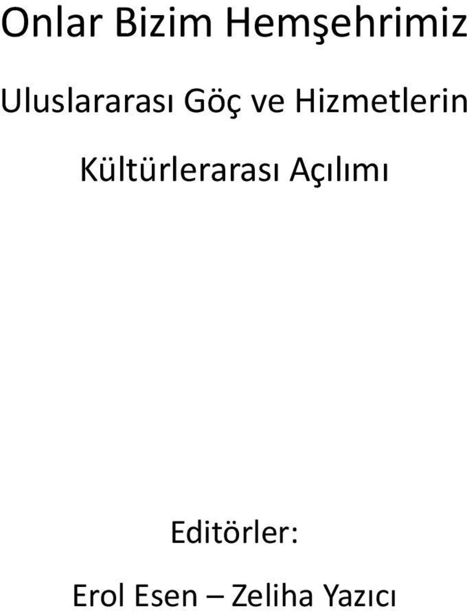 Hizmetlerin Kültürlerarası