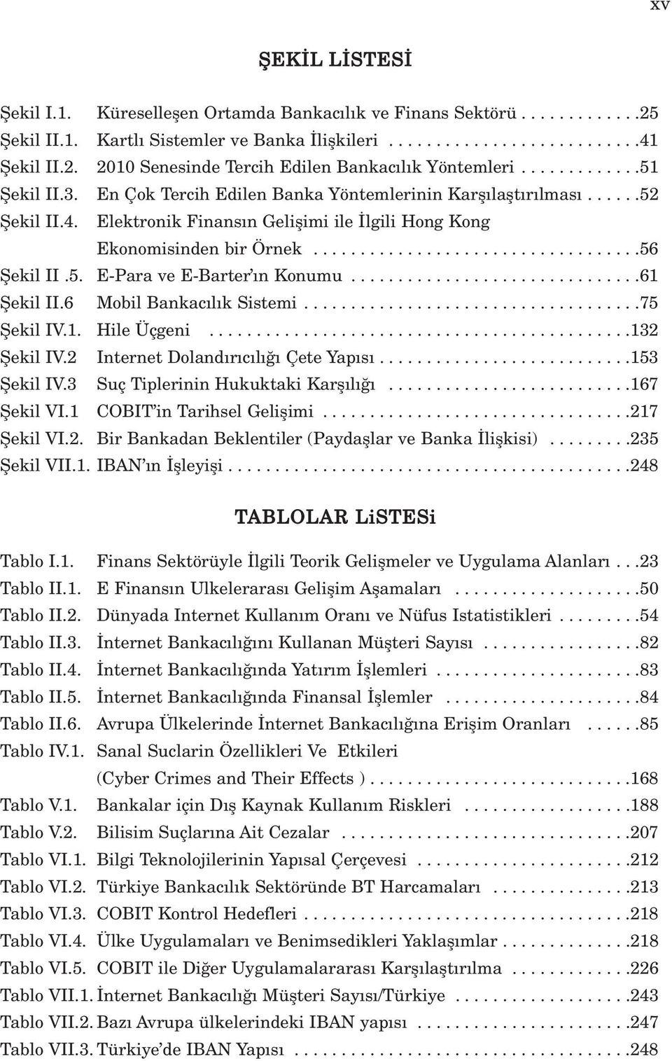 5. E-Para ve E-Barter n Konumu...............................61 fiekil II.6 Mobil Bankac l k Sistemi....................................75 fiekil IV.1. Hile Üçgeni.............................................132 fiekil IV.