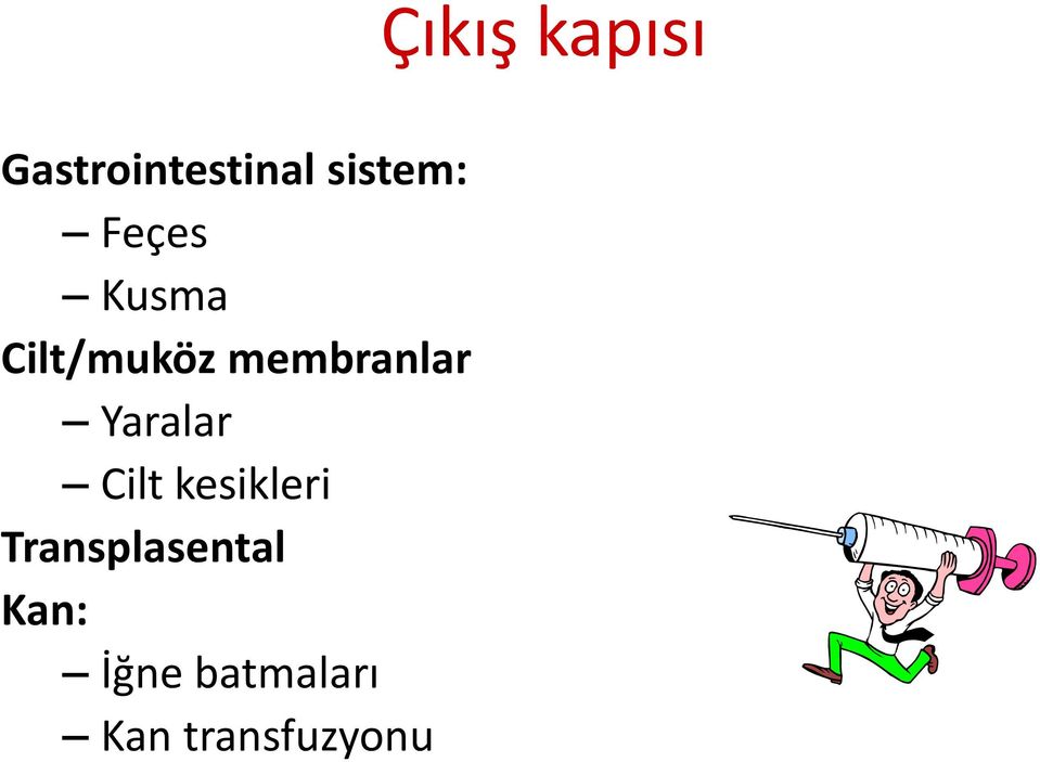 kesikleri Transplasental Kan: İğne