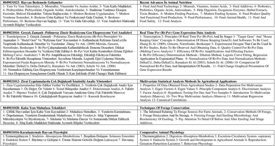 Antioxidants, 5- Help Digestion, Exogenous Enzymes, Herbal Extracts, Enzimler, Bitkisel Ekstraktlar, Toksin Bağlayıcılar, 6- Modern Besleme Uygulamaları, 7- Modern Toxin Binders, 6- Modern Feeding