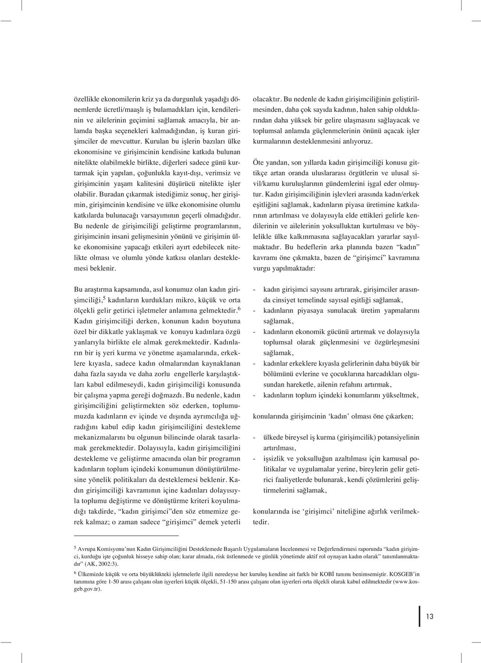 Kurulan bu işlerin baz lar ülke ekonomisine ve girişimcinin kendisine katk da bulunan nitelikte olabilmekle birlikte, diğerleri sadece günü kurtarmak için yap lan, çoğunlukla kay t-d ş, verimsiz ve