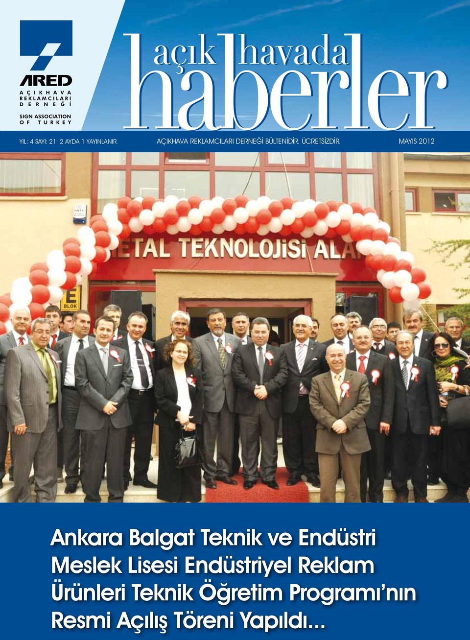 MAYIS 2012 Ankara Balgat Teknik ve Endüstri Meslek Lisesi