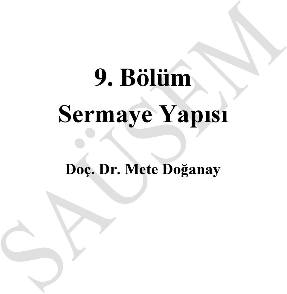 Yapısı Doç.