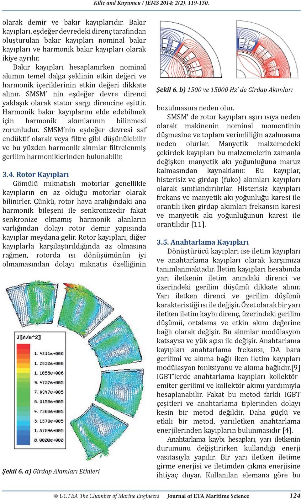 SMSM nin eşdeğer devre direnci yaklaşık olarak stator sargı direncine eşittir. Harmonik bakır kayıplarını elde edebilmek için harmonik akımlarının bilinmesi zorunludur.