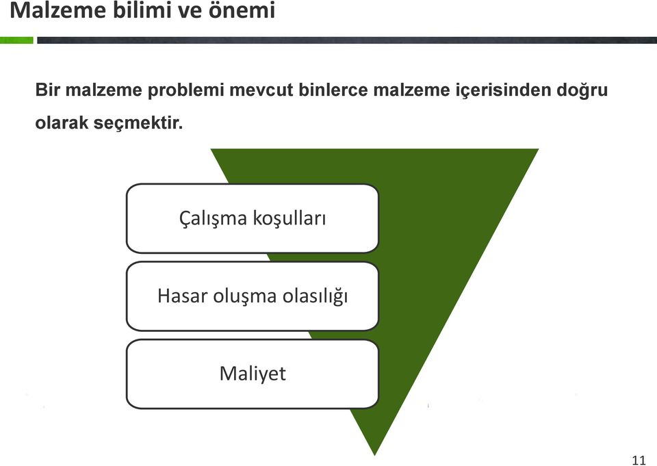 içerisinden doğru olarak seçmektir.