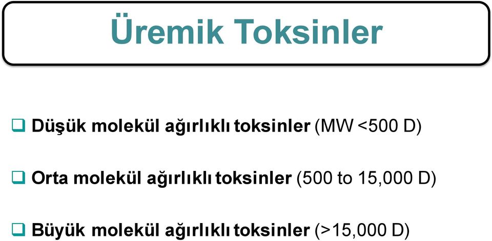 molekül ağırlıklı toksinler (500 to