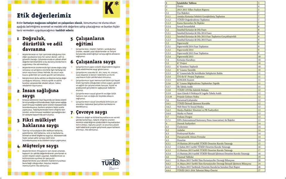 3 Paperworld 9 3.3.1 Paperworld 2014 Fuar Toplantısı 9 3.3.2 Paperworld 2014 9 3.3.3 Paperworld 2015 Fuar Toplantısı 9 3.3.4 Paperworld 2015 10 3.4 Kırtasiye Kurultayı 10 3.5 K* Projesi 10 3.5.1 K* Komitesi Toplandı 10 3.