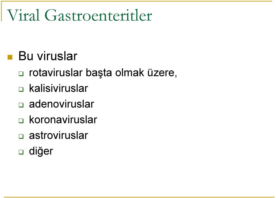 olmak üzere, kalisiviruslar