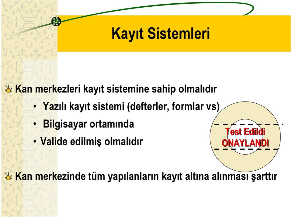 Bilgisayar ortamında Valide edilmiş olmalıdır Test Edildi