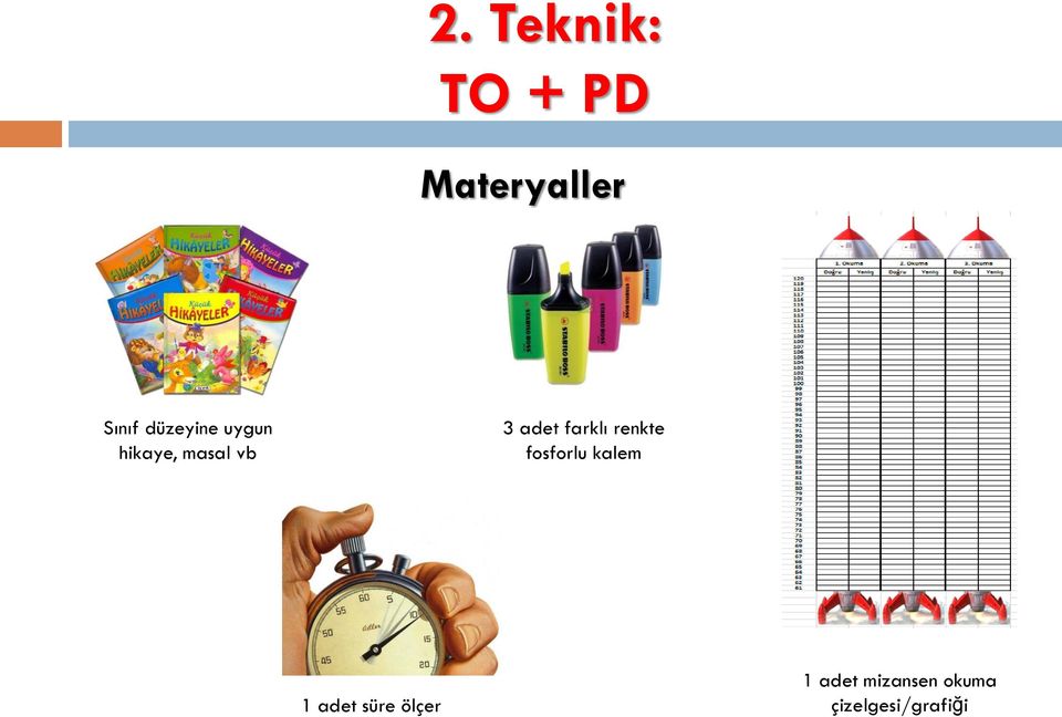 farklı renkte fosforlu kalem 1 adet süre