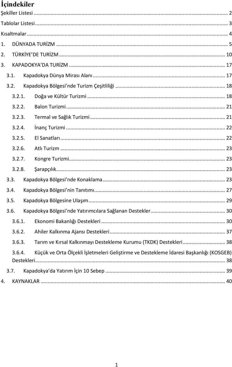 Kongre Turizmi... 23 3.2.8. Şarapçılık... 23 3.3. Kapadokya Bölgesi nde Konaklama... 23 3.4. Kapadokya Bölgesi nin Tanıtımı... 27 3.5. Kapadokya Bölgesine Ulaşım... 29 3.6.