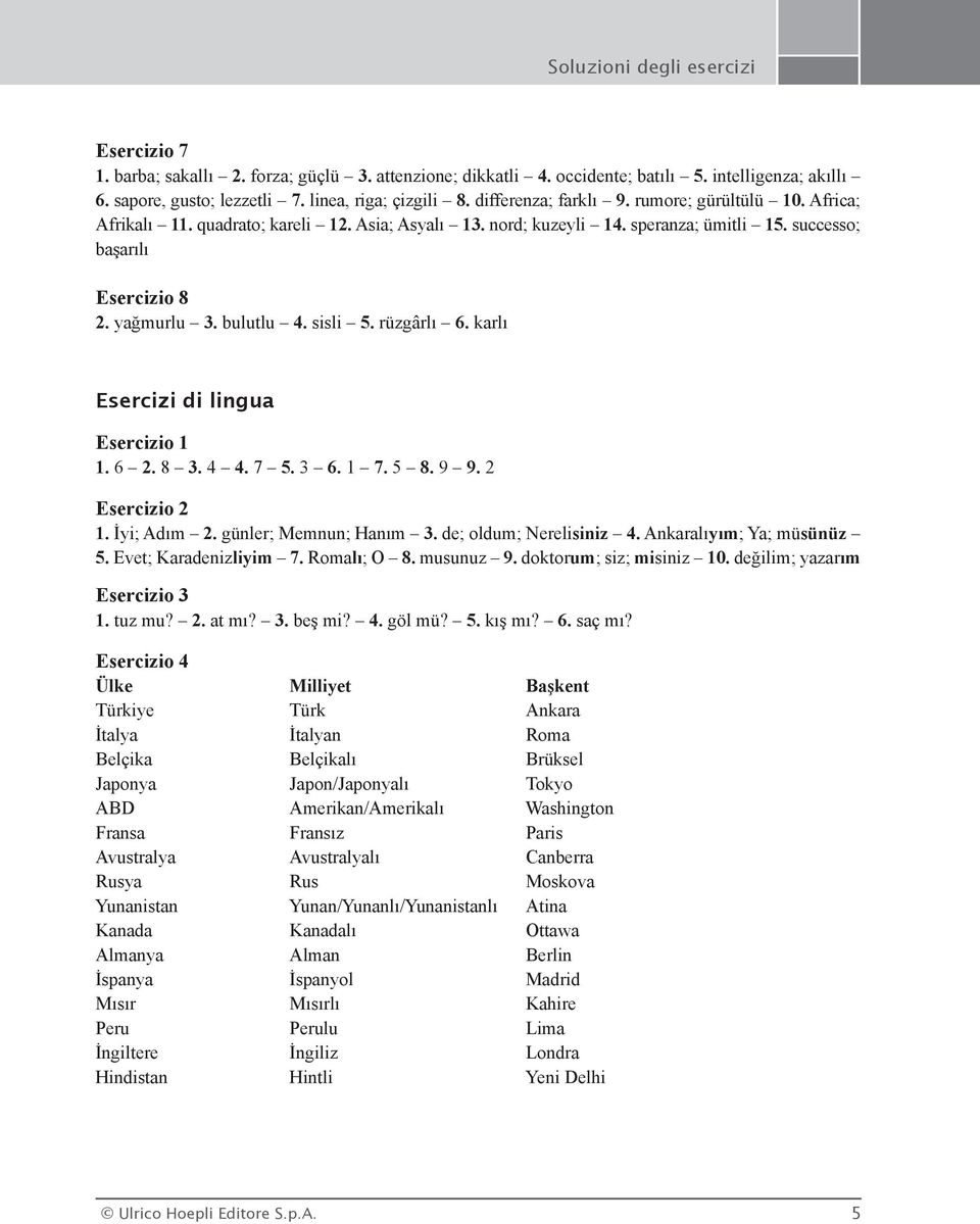 7 5. 3 6. 1 7. 5 8. 9 9. 2 1. İyi; Adım 2. günler; Memnun; Hanım 3. de; oldum; Nerelisiniz 4. Ankaralıyım; Ya; müsünüz 5. Evet; Karadenizliyim 7. Romalı; O 8. musunuz 9. doktorum; siz; misiniz 10.