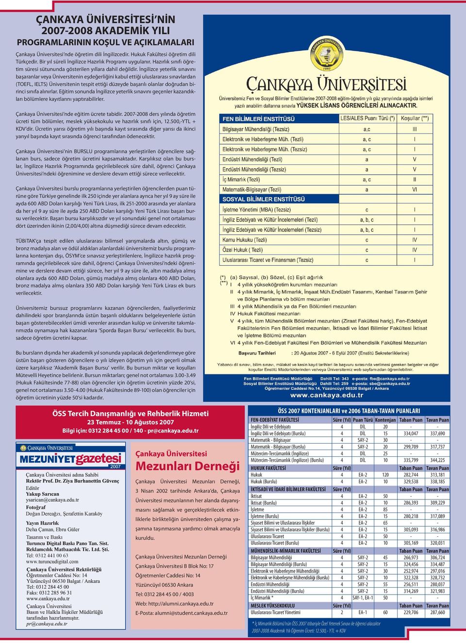 İngilizce yeterlik sınavını başaranlar veya Üniversitenin eşdeğerliğini kabul ettiği uluslararası sınavlardan (TOEFL, IELTS) Üniversitenin tespit ettiği düzeyde başarılı olanlar doğrudan birinci