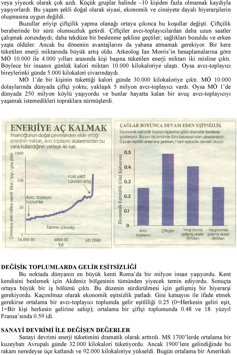 Çiftçilik beraberinde bir sürü olumsuzluk getirdi.