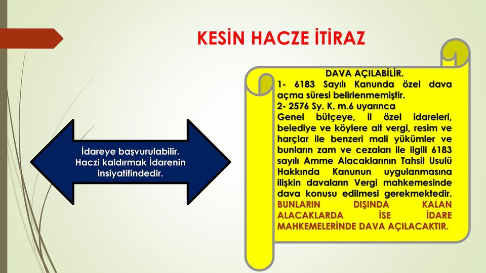 6 uyarınca Genel bütçeye, il özel idareleri, belediye ve köylere ait vergi, resim ve harçlar ile benzeri mali yükümler ve bunların zam ve