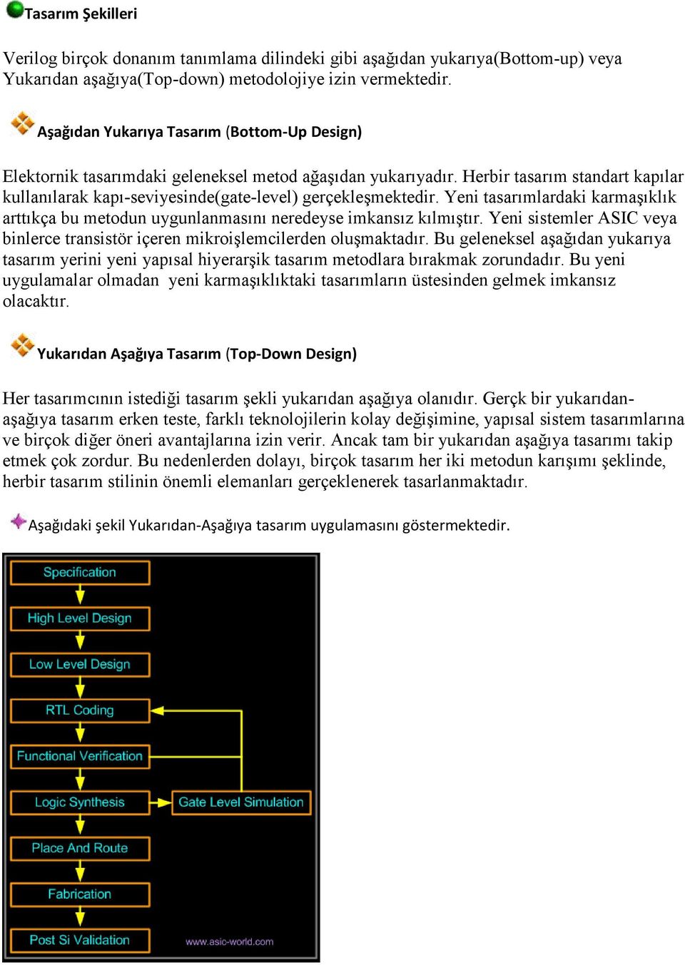 Yeni tasarımlardaki karmaşıklık arttıkça bu metodun uygunlanmasını neredeyse imkansız kılmıştır. Yeni sistemler ASIC veya binlerce transistör içeren mikroişlemcilerden oluşmaktadır.