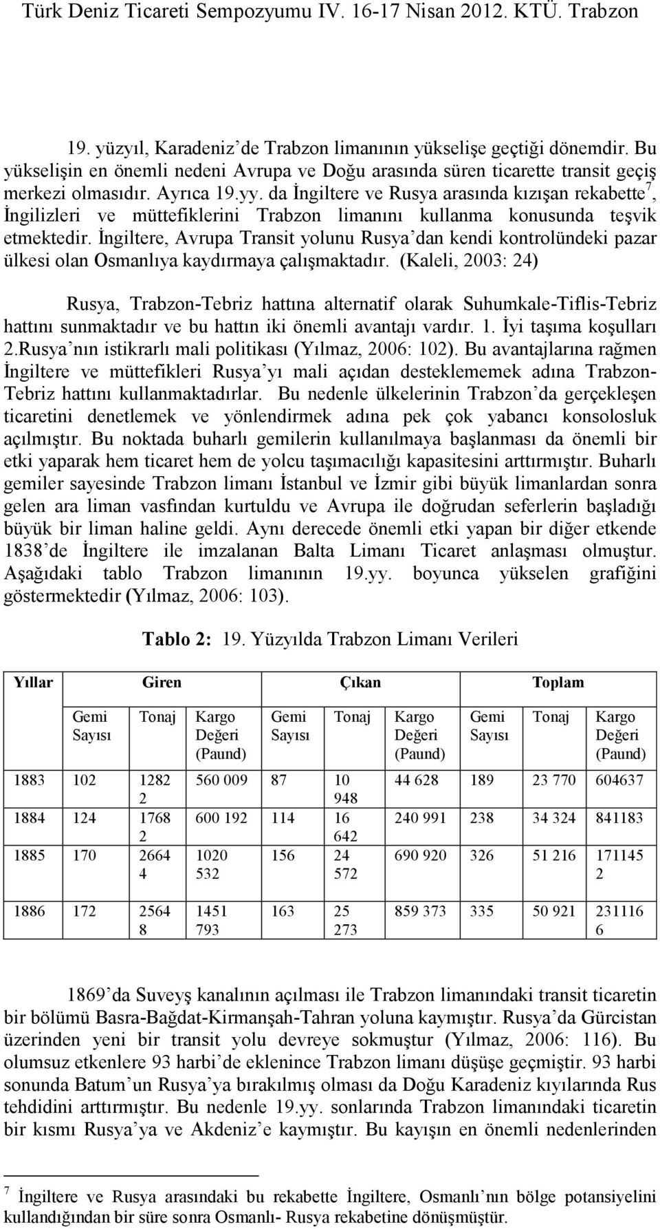 Đngiltere, Avrupa Transit yolunu Rusya dan kendi kontrolündeki pazar ülkesi olan Osmanlıya kaydırmaya çalışmaktadır.