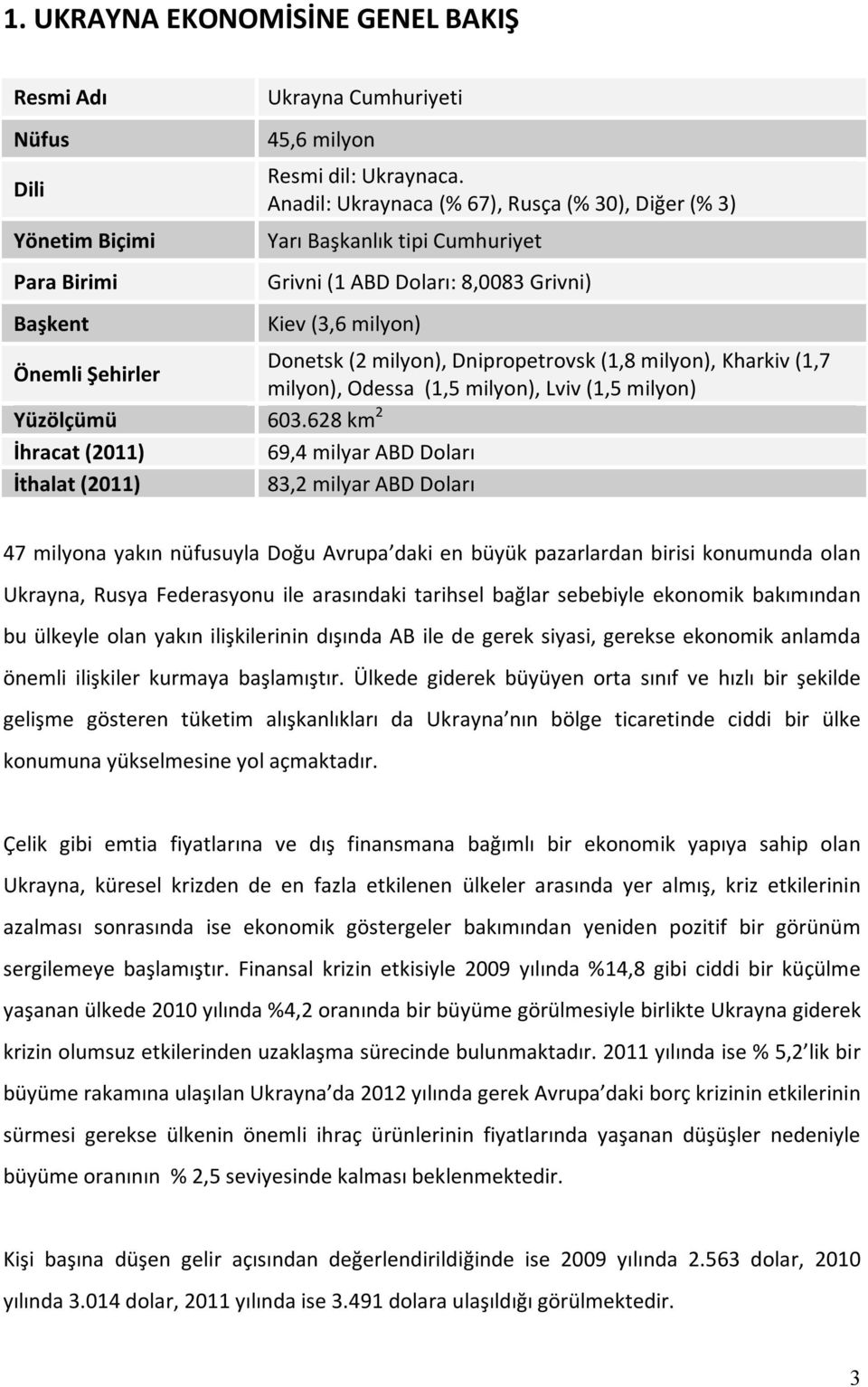 milyon), Kharkiv (1,7 milyon), Odessa (1,5 milyon), Lviv (1,5 milyon) Yüzölçümü 603.