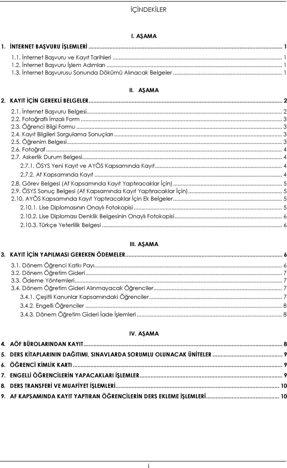 .. 3 2.4. Kayıt Bilgileri Sorgulama Sonuçları... 3 2.5. Öğrenim Belgesi... 3 2.6. Fotoğraf... 4 2.7. Askerlik Durum Belgesi... 4 2.7.1. ÖSYS Yeni Kayıt ve AYÖS Kapsamında Kayıt... 4 2.7.2. Af Kapsamında Kayıt.