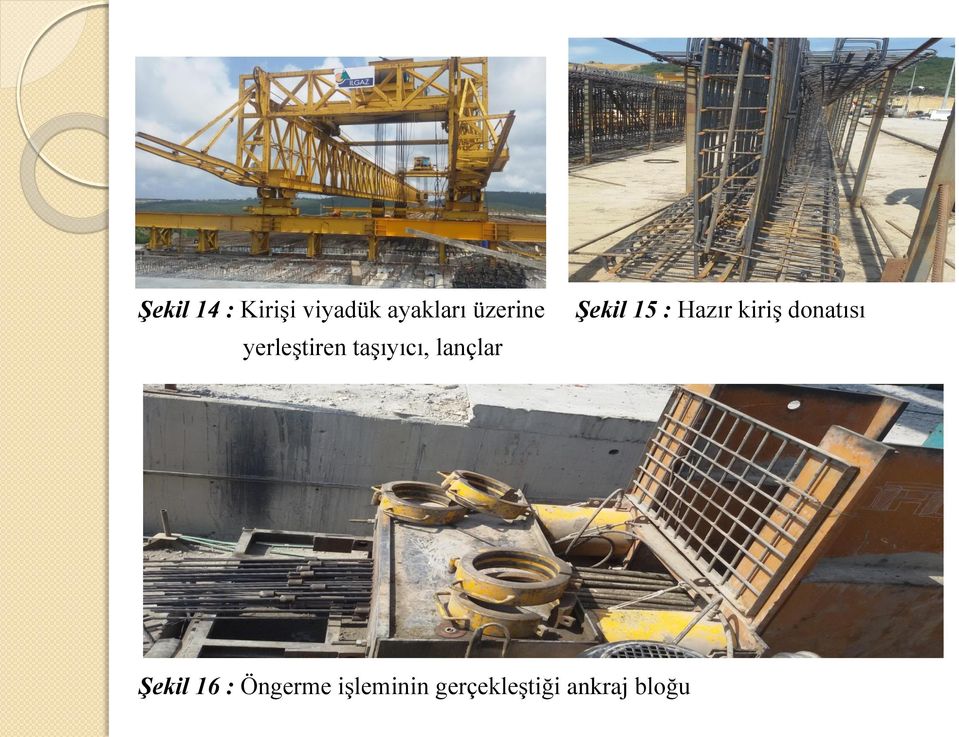 Şekil 15 : Hazır kiriş donatısı Şekil