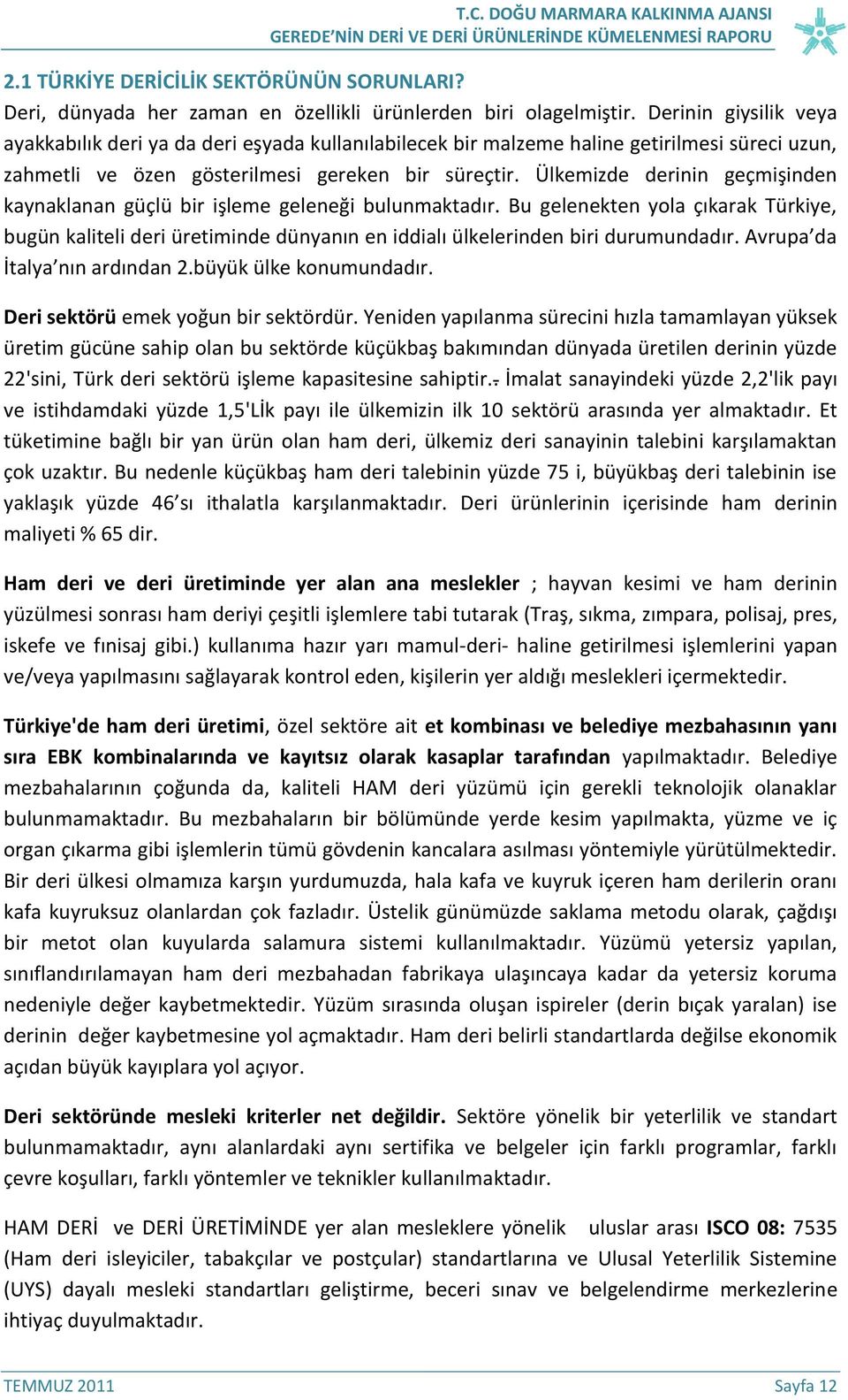 Ülkemizde derinin geçmişinden kaynaklanan güçlü bir işleme geleneği bulunmaktadır.