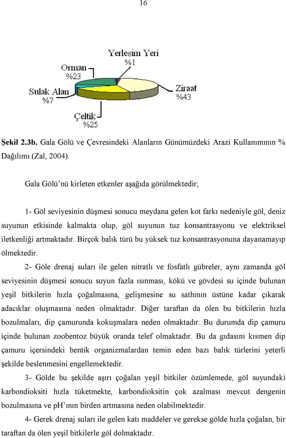 elektriksel iletkenliği artmaktadır. Birçok balık türü bu yüksek tuz konsantrasyonuna dayanamayıp ölmektedir.