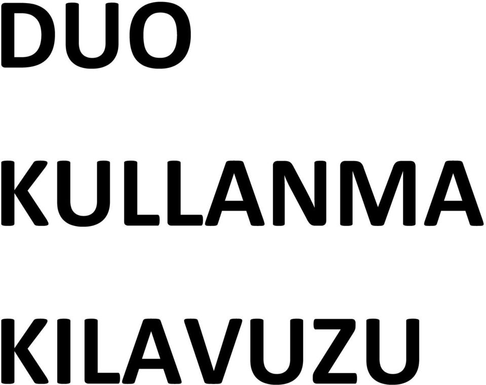 KILAVUZU