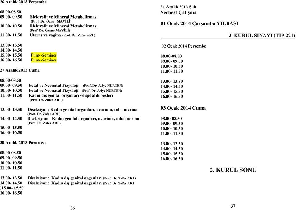 50 Kadın dış genital organları ve spesifik bezleri Diseksiyon: Kadın genital organları, ovarium, tuba uterina Diseksiyon: Kadın genital organları, ovarium, tuba uterina 31 Aralık 2013 Salı Serbest