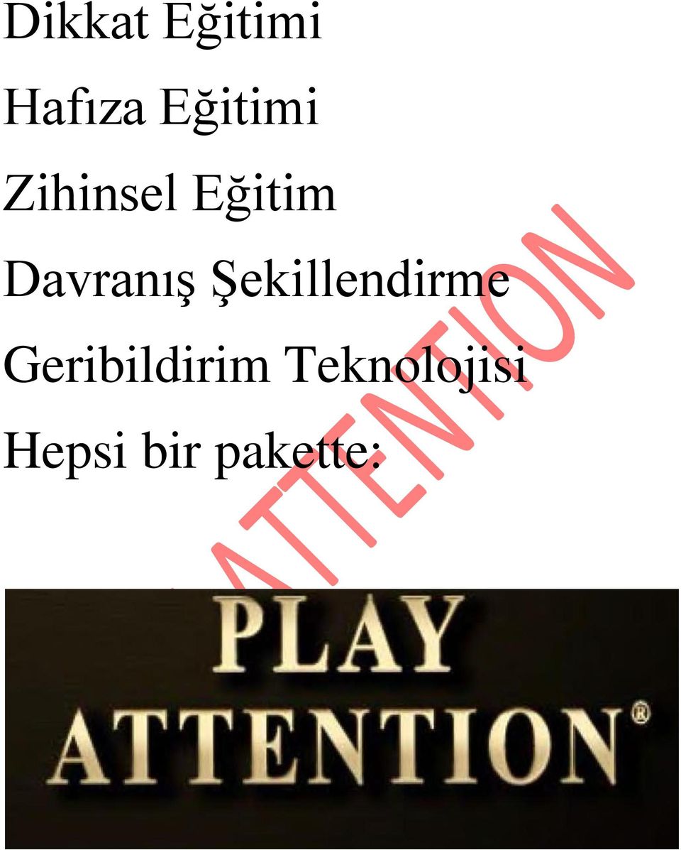 Davranış Şekillendirme