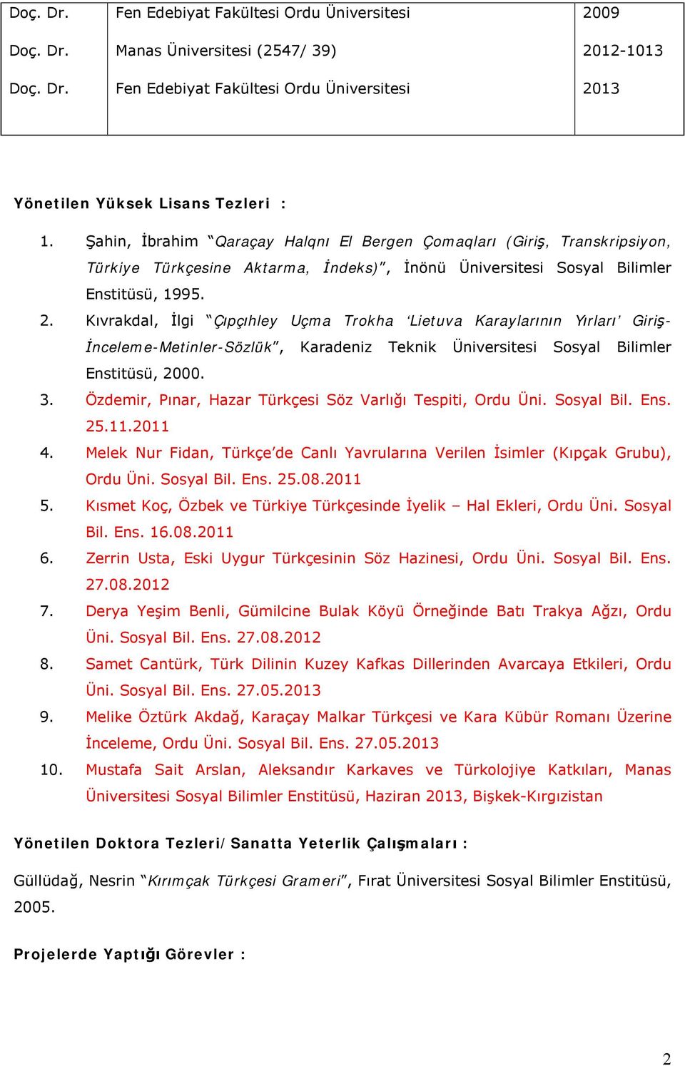 Kıvrakdal, İlgi Çıpçıhley Uçma Trokha Lietuva Karaylarının Yırları Giriş- İnceleme-Metinler-Sözlük, Karadeniz Teknik Üniversitesi Sosyal Bilimler Enstitüsü, 2000. 3.