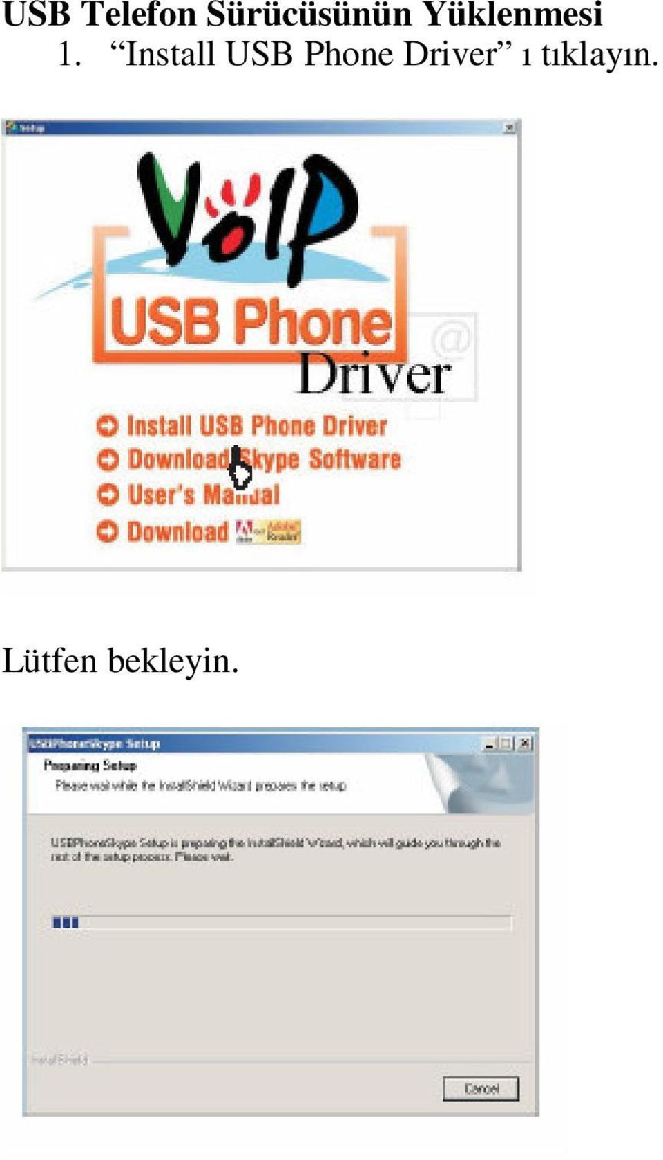 1. Install USB Phone