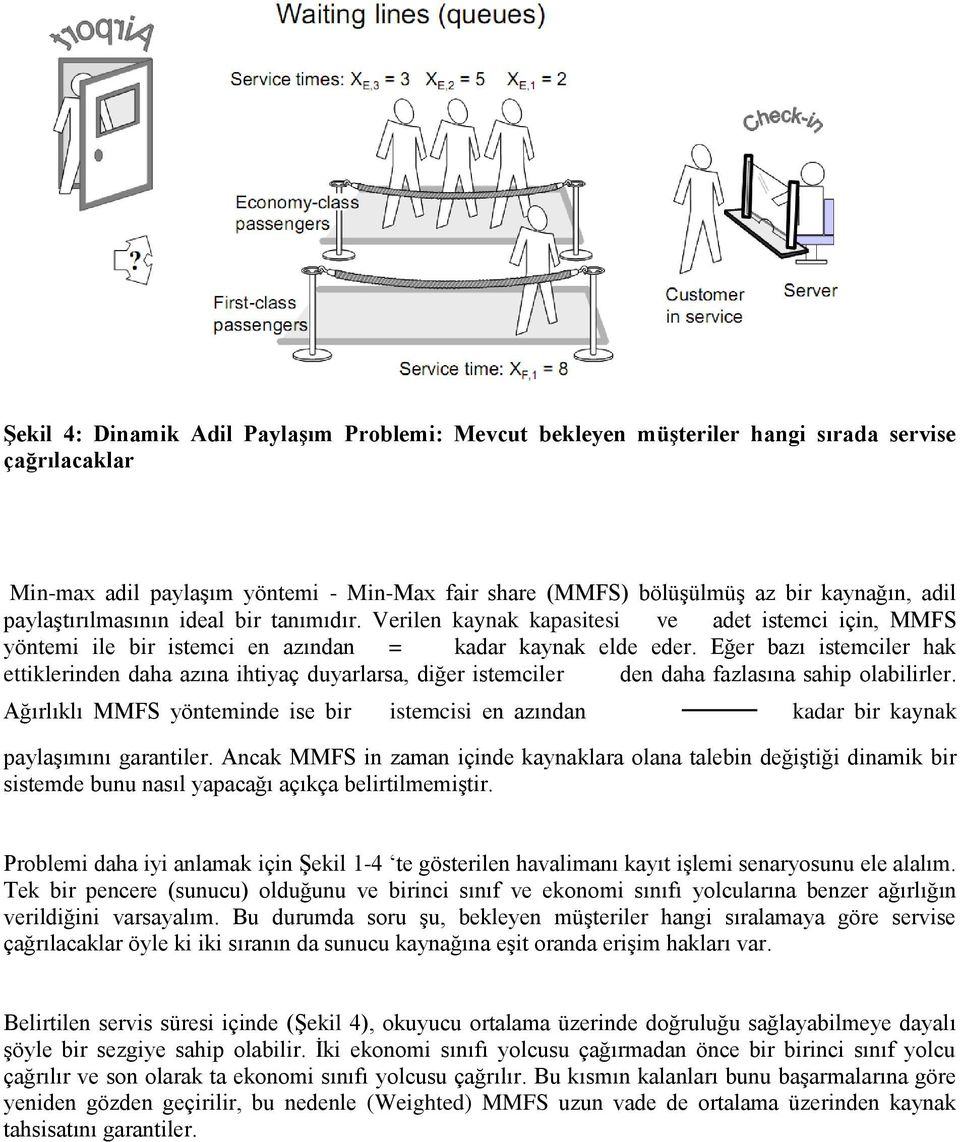 Eğer bazı istemciler hak ettiklerinden daha azına ihtiyaç duyarlarsa, diğer istemciler den daha fazlasına sahip olabilirler.